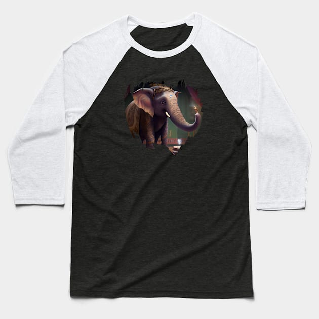 The Magician's Elephant Baseball T-Shirt by Pixy Official